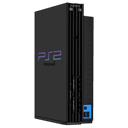 Playstation 2 standing (black) icon